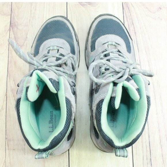 LL Bean Trail Model 4 Multicolor Suede Waterproof Hiking Boots Size 8.5 M - Picture 7 of 9